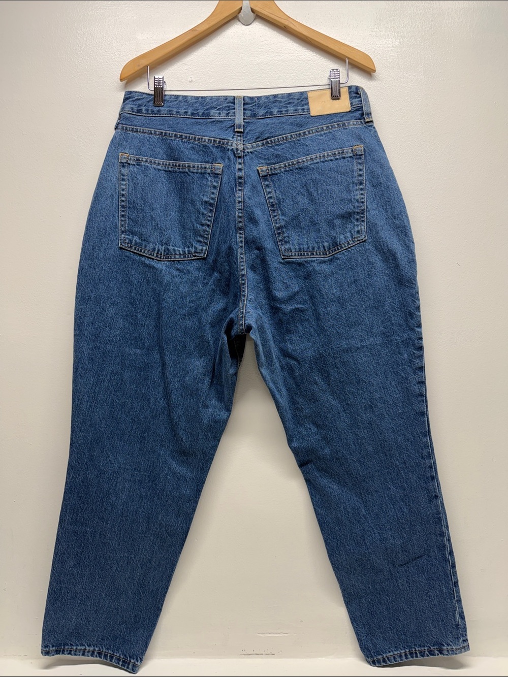 Everlane Jeans Curvy 90s Cheeky High Rise Ankle Straight Rigid Northridge 33 R - Picture 4 of 8